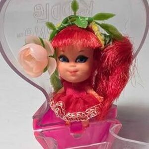 Liddle Kiddle Kologne Rose Bud Doll & Bottle Vintage